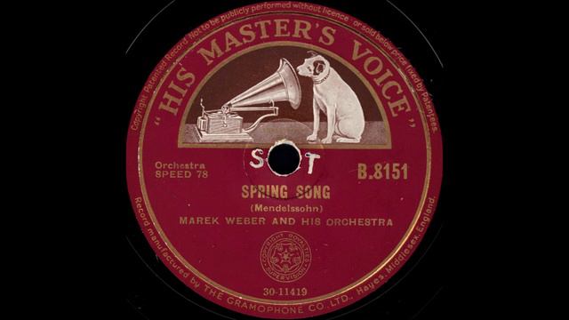 Marek Weber - Spring Song смотреть онлайн