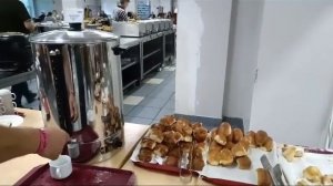 Обзор шведского стола на ужин в санатории Славутич г.Алушта-15.10.2023г.