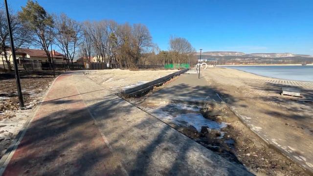 Кисловодск. Старое озеро. Прогулка февраль 2024. 4К смотреть онлайн