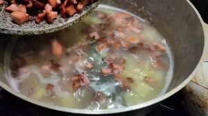 Вкусный суп с колбасой/Простой рецепт/Рецепт супа
