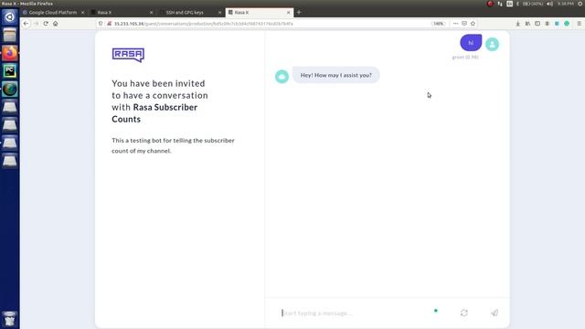 PART 2 | HOW TO LINK GIT REPOSITORY TO RASA X ON LIVE SERVER | GOOGLE CLOUD PLATFORM | RASA смотреть онлайн