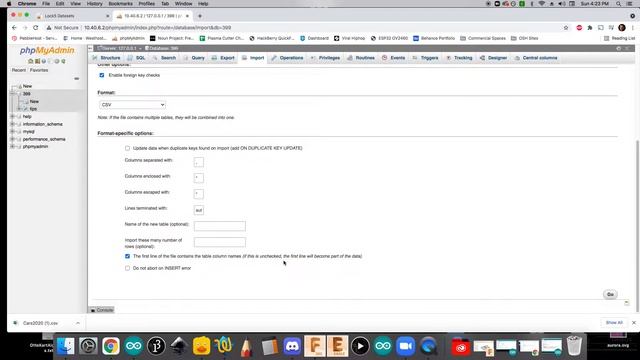 Importing CSV files with PHPMyAdmin смотреть онлайн