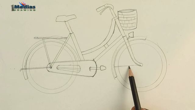 How to Draw Bicycle Step by Step (Very Easy) смотреть онлайн