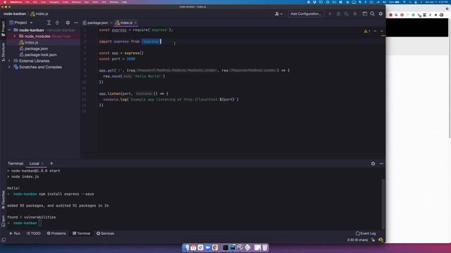 Section 7. 01. REST API Server. Express Setup смотреть онлайн