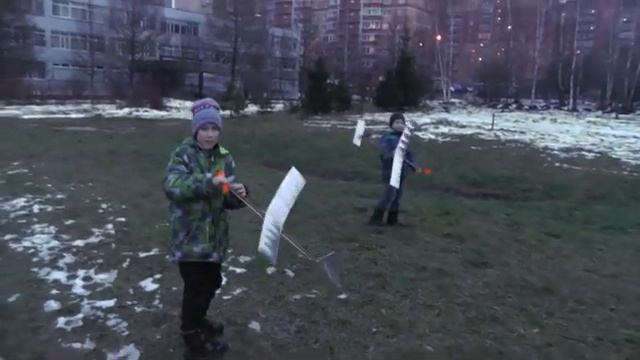 модель самолета  с резиномотором