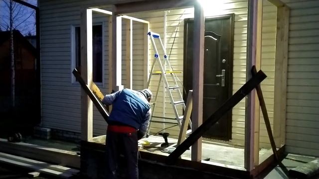 Простой каркасный пристрой. Живу на даче. Часть вторая смотреть онлайн