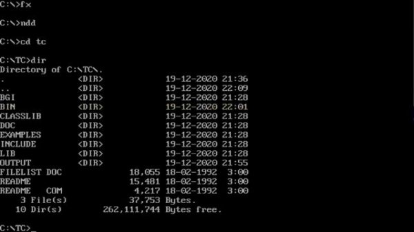 DOSBox 0 74 3 Fundamentals [Part 1] ft. Turbo C, Turbo C++, and Typing Tutor for DOS