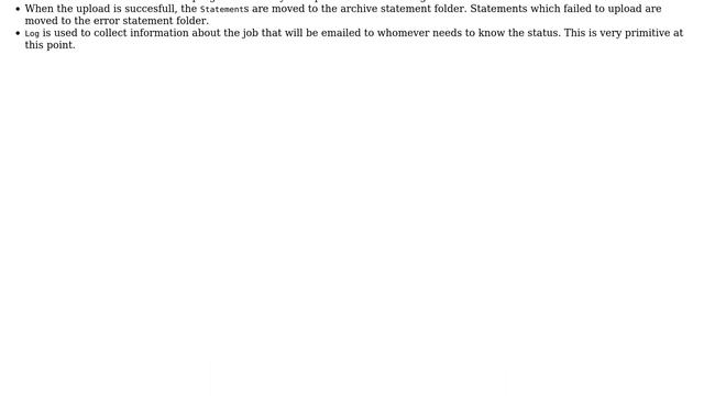 Java job responsible for processing file statements смотреть онлайн
