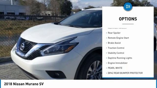 2018 Nissan Murano S049371A смотреть онлайн