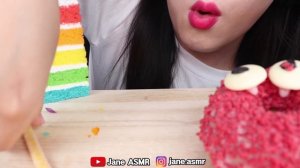 ASMR RAINBOW DESSERTS, MONSTERS 레인보우 디저트, 몬스터 먹방 EATING SOUNDS