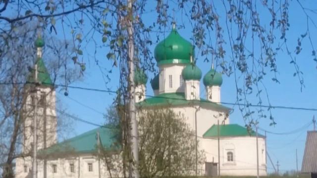 Колокольный звон в с.Ломоносово смотреть онлайн