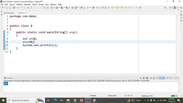 JAVA Tutorial 14 - final Keyword and Method Overriding in Java смотреть онлайн