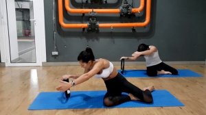 Пилатес с изотоническим кольцом.