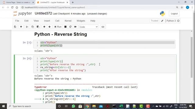 114 Python Reverse String смотреть онлайн