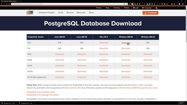 001 - PostgreSQL - How to Download PostgreSQL from Internet смотреть онлайн