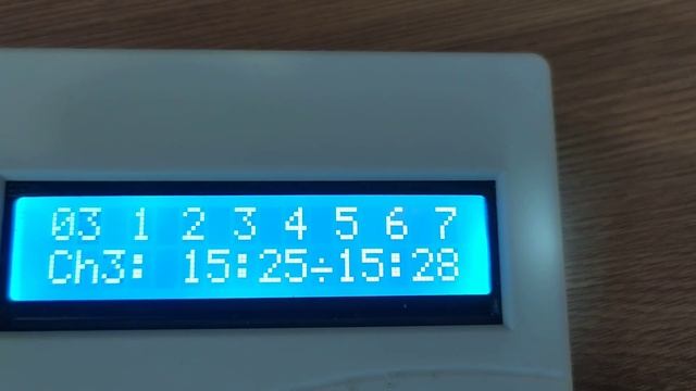 Arduino , таймер на 7 каналов. смотреть онлайн