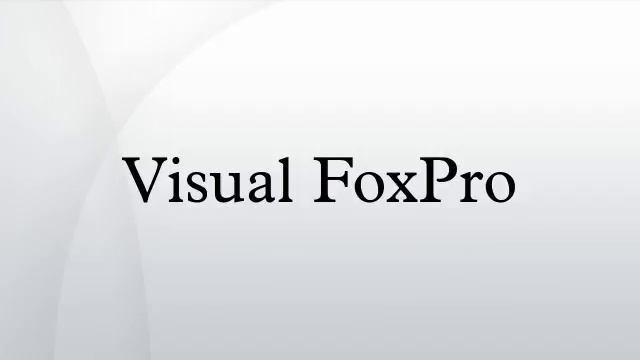 Visual FoxPro смотреть онлайн