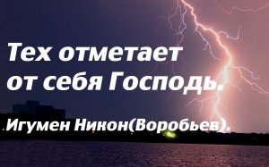 Самое ужасное состояние человека. Верный путь к гибели. Игумен Никон Воробьев.