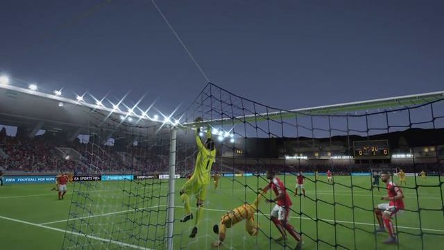 FIFA 16 GLITCH stupid Referee ,Goal Keeper and Goal смотреть онлайн