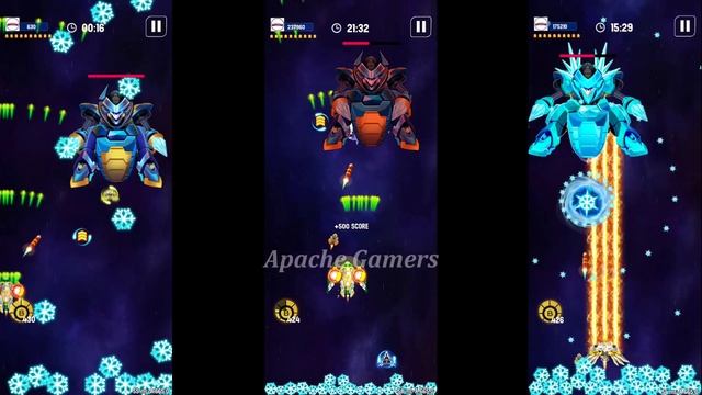 Galaxy Attack: Space Shooter | Boss Mode | New Boss 55 Boss Review | By Apache Gamers смотреть онлайн