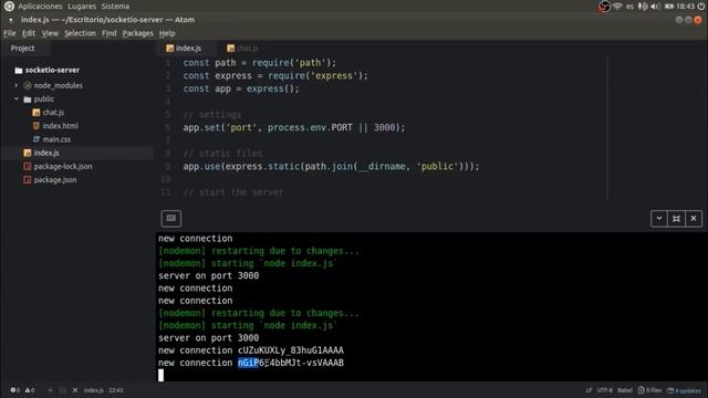 Socket.io | Curso Práctico de WebSockets, con Socket.io y Nodejs | Chat con Socket.io смотреть онлайн