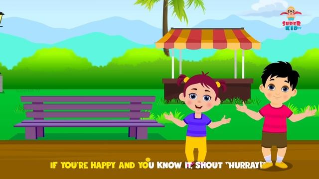 If You Happy and You Know It Clap Your Hands Song with Lyrics смотреть онлайн