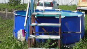 Дешевый каркасный бассейн, недостатки, использование 5 лет