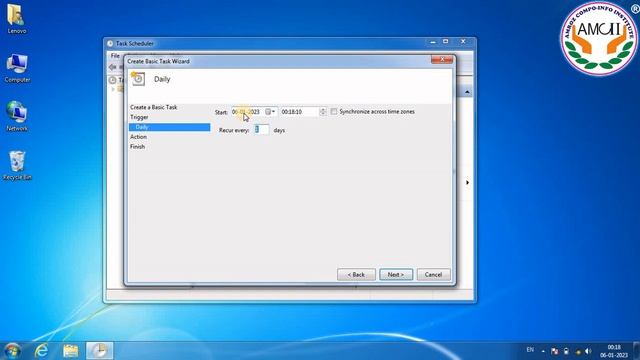 How to Automatically Shut down computer Daily on specified time ? || Task Scheduler || #computer смотреть онлайн