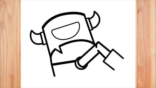 COMO DIBUJAR EL EMOTE DEL MINI PEKKA PASO A PASO - CLASH ROYALE смотреть онлайн