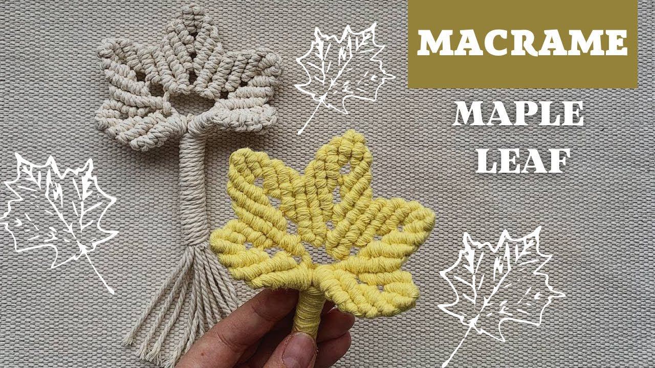 Макраме Кленовый лист смотреть онлайн