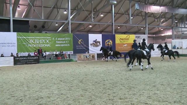 Эквирос 2014 Котильон на лошадях русской верховой породы всадниц ТСХА смотреть онлайн