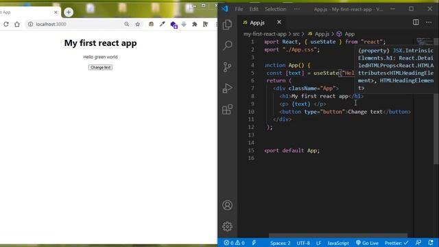 Learn how to use the UseState React Hook - Simple explanation tutorial (2020) смотреть онлайн