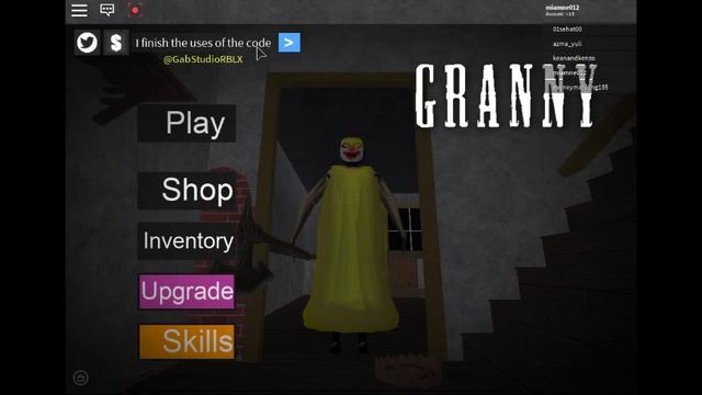 Legendary Code?!! - Granny Roblox смотреть онлайн