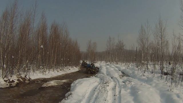 Как квадроциклисты на Хасо ездили. Дорога туда. смотреть онлайн