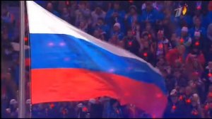 Выход команды России Сочи 2014