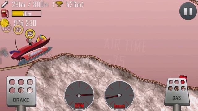 hill climb racing игра про красную машинку от фаника 5. смотреть онлайн