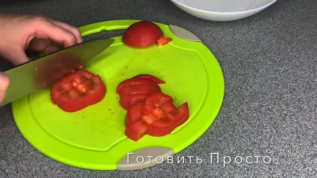 Салат из баклажанов со сметаной.Легкий и летний салатик.