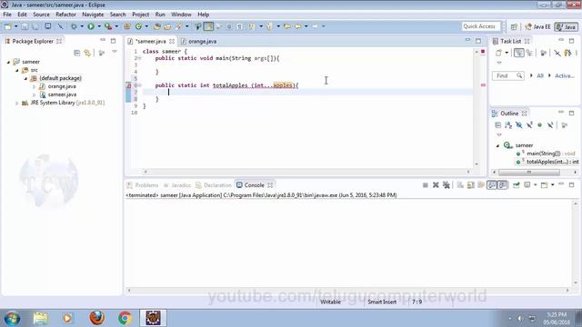 Java in Telugu - Tutorial 28 - Variable Length Arguments смотреть онлайн