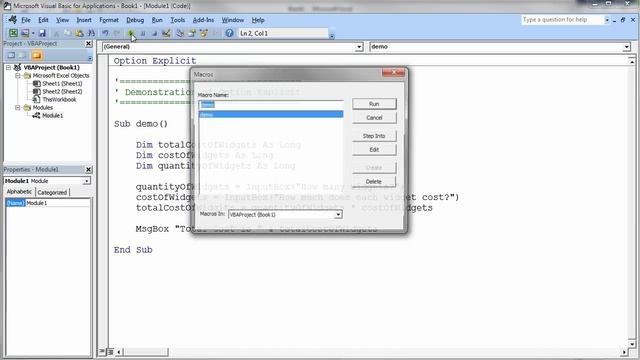 Using Option Explicit in VBA смотреть онлайн