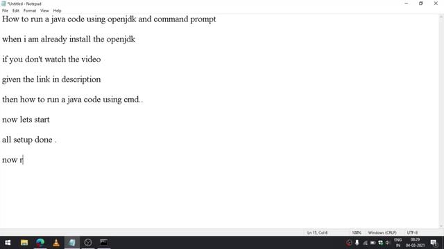 HOW TO COMPILE & EXECUTE JAVA PROGRAM BY USING CMD WITH NOTEPAD......?? смотреть онлайн