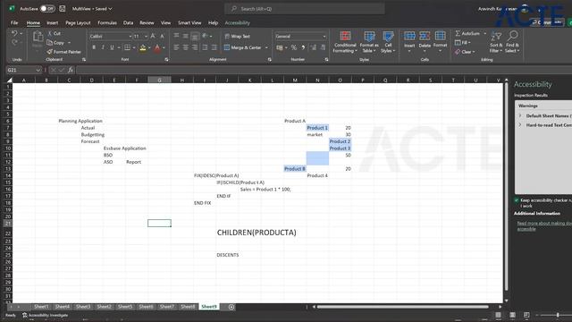 Hyperion Oracle Essbase - Developing formula and Partition | Hyperion Essbase Course | ACTE смотреть онлайн