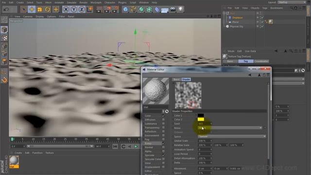 Creating Realistic Displaced Water in C4D смотреть онлайн