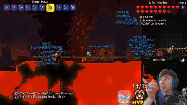 WALL OF PLAYERS! - TERRARIA MASS MULTIPLAYER! // Episode 5 смотреть онлайн