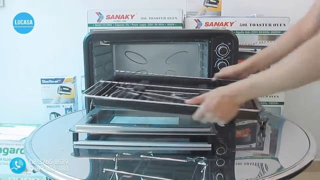 Lò nướng Sanaky VH-809NW - Sanaky Electric Oven VH-809NW - Unboxing and Review смотреть онлайн