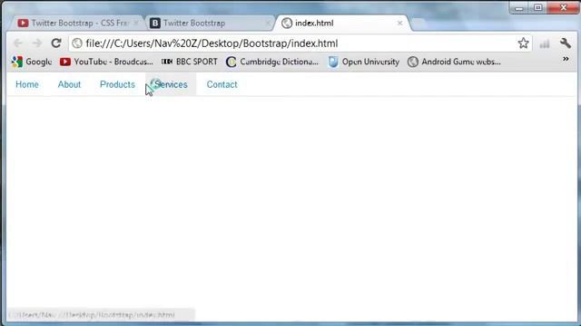 Twitter Bootstrap Tutorial 6 Vertical Navigation Bar смотреть онлайн