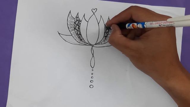 create a unique and vivid picture of the lotus flower смотреть онлайн