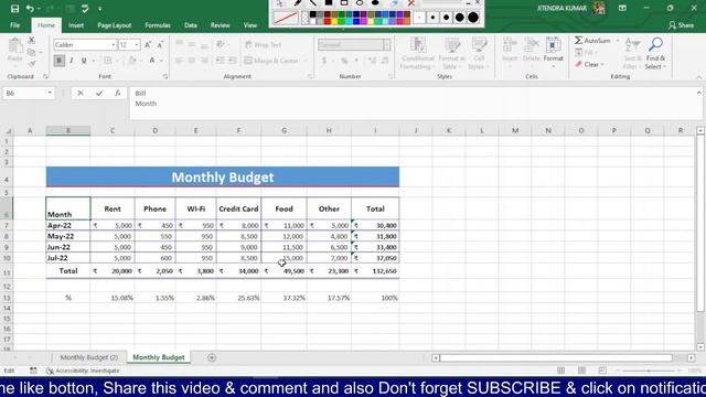Excel Tips : Split cells diagonally in Excel l How to Add Two Headers in Same Cell in Excel Hindi | смотреть онлайн