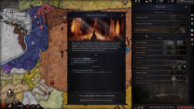 The Dark Lord's Friends - Orcs! - Let's Play LOTR: Realms In Exile [CK3 Mod] - 15 смотреть онлайн