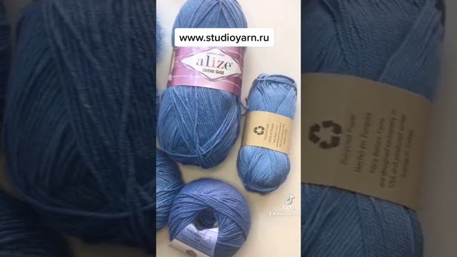ОБЗОР ПРЯЖИ ДЛЯ ВЯЗАНИЯ "СИНИЙ" смотреть онлайн