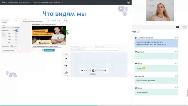 Мультиканальные цепочки для продажи и сопровождения вебинаров смотреть онлайн